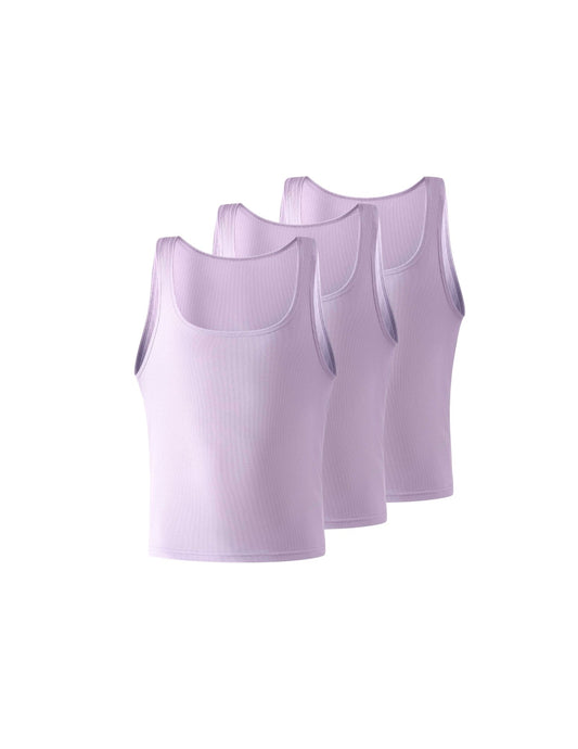 AKATE | Lavender Ribbed Tank 3-Pack PRE-ORDER