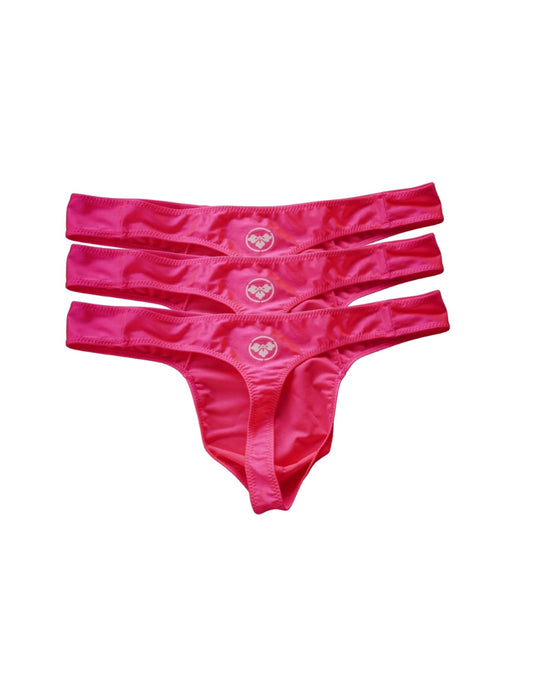AKATE | Hot Rose Thong 3-Pack