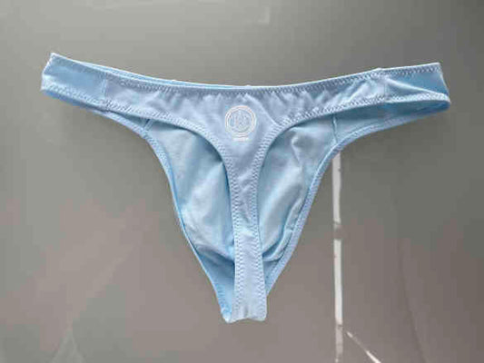 Mix & Match Cotton Thong Trifecta Bundle (Powdered Blue)